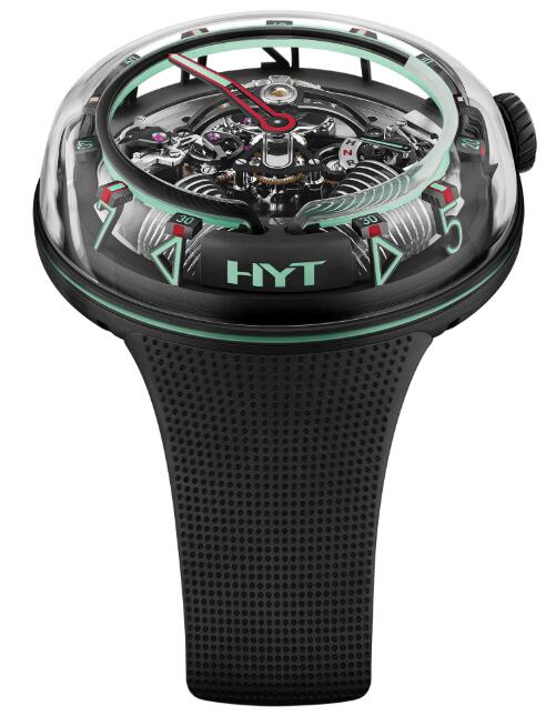 Replica HYT H20 Mexico Green Men H02346 watch